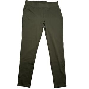 Seven7 Pants Leggings Olive Green Stretch Women's Large